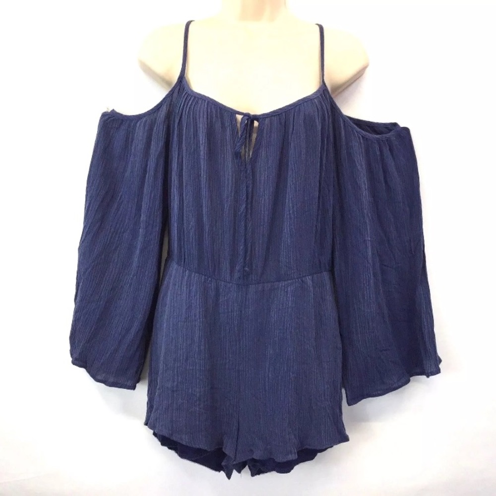 New! See You Monday Cold Shoulder Romper Size L